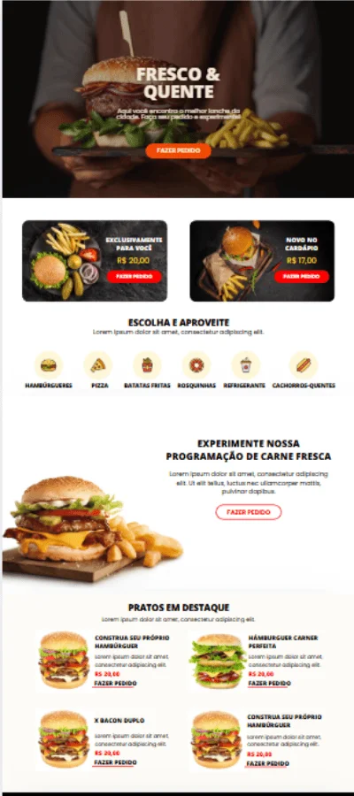 Exemplo de site 4 criado com o método